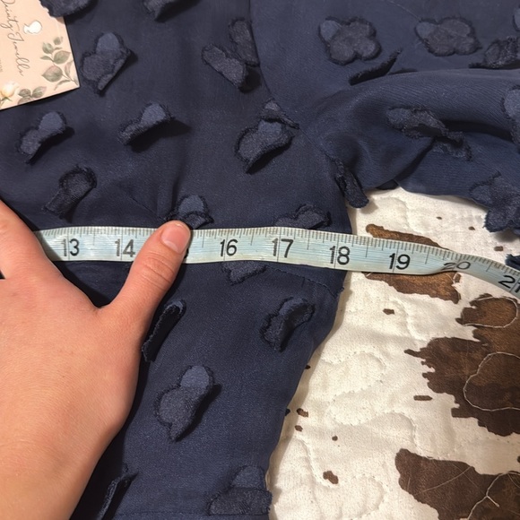 Dainty Jewells Blue Bishop Sleeve Maxi Dress - Picture 4 of 6